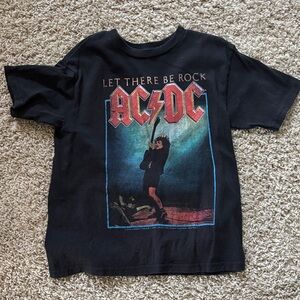 AC/DC Black and Red Kids Tee
